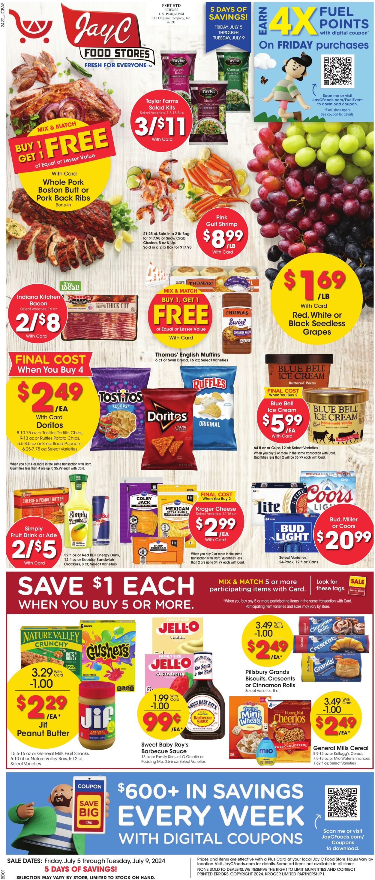 Weekly ad JayC Food Stores 07/05/2024 - 07/09/2024