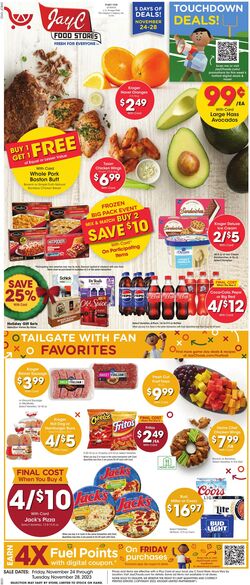Weekly ad JayC Food Stores 11/24/2023 - 11/28/2023