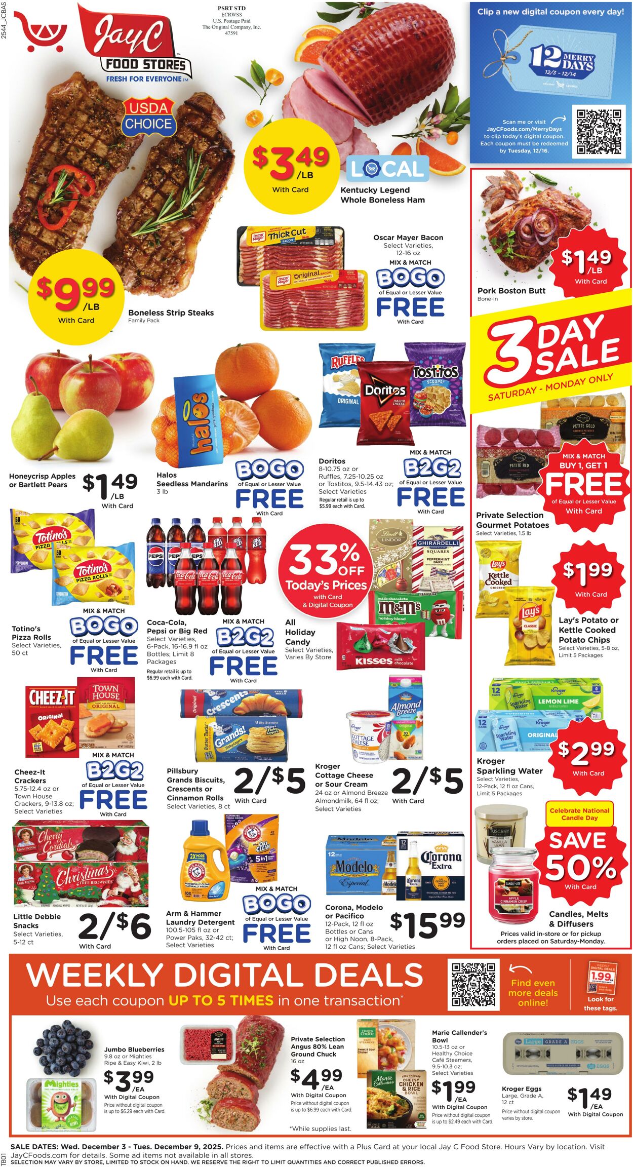Weekly ad JayC Food Stores 12/03/2025 - 12/09/2025