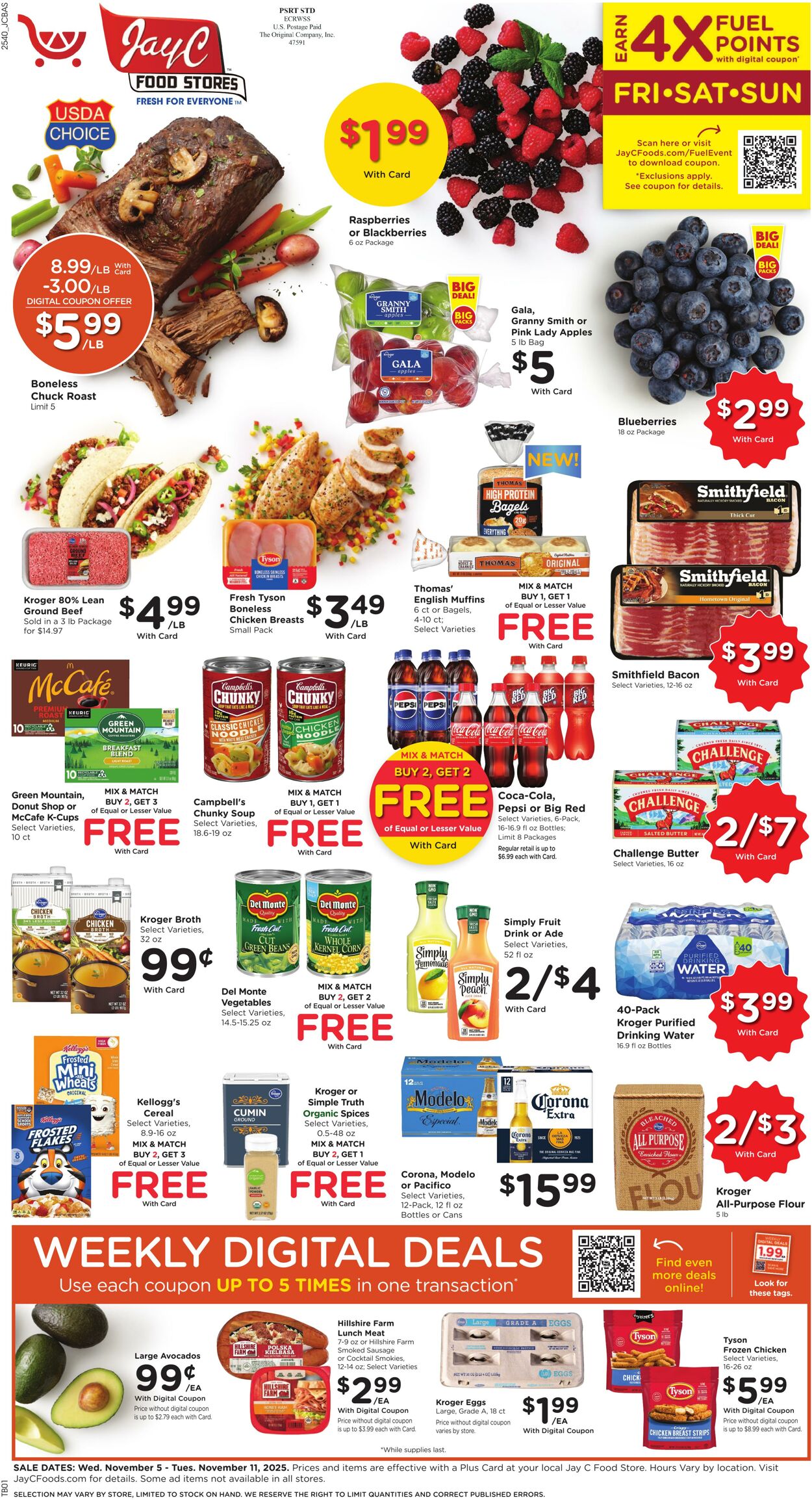Weekly ad JayC Food Stores 11/05/2025 - 11/11/2025