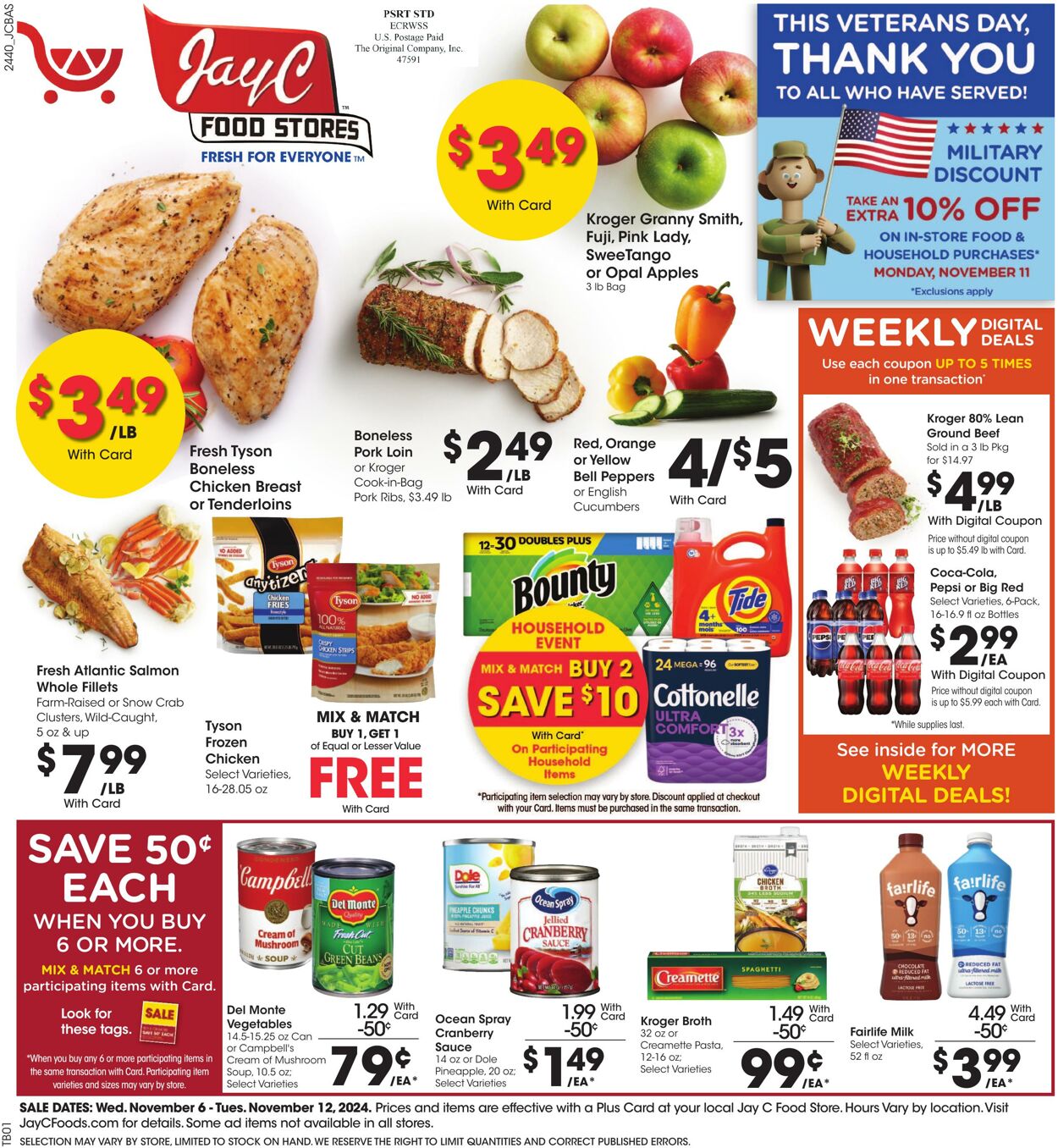 Weekly ad JayC Food Stores 11/06/2024 - 11/12/2024