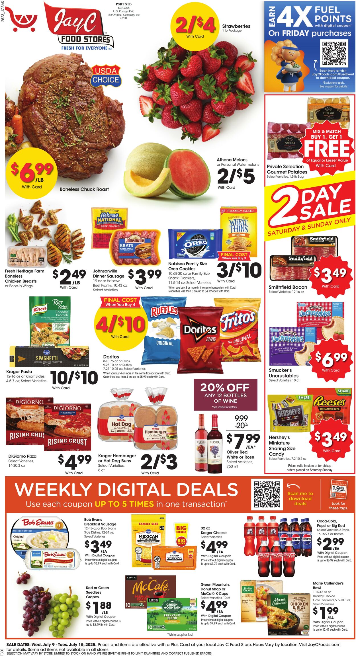 Weekly ad JayC Food Stores 07/09/2025 - 07/15/2025