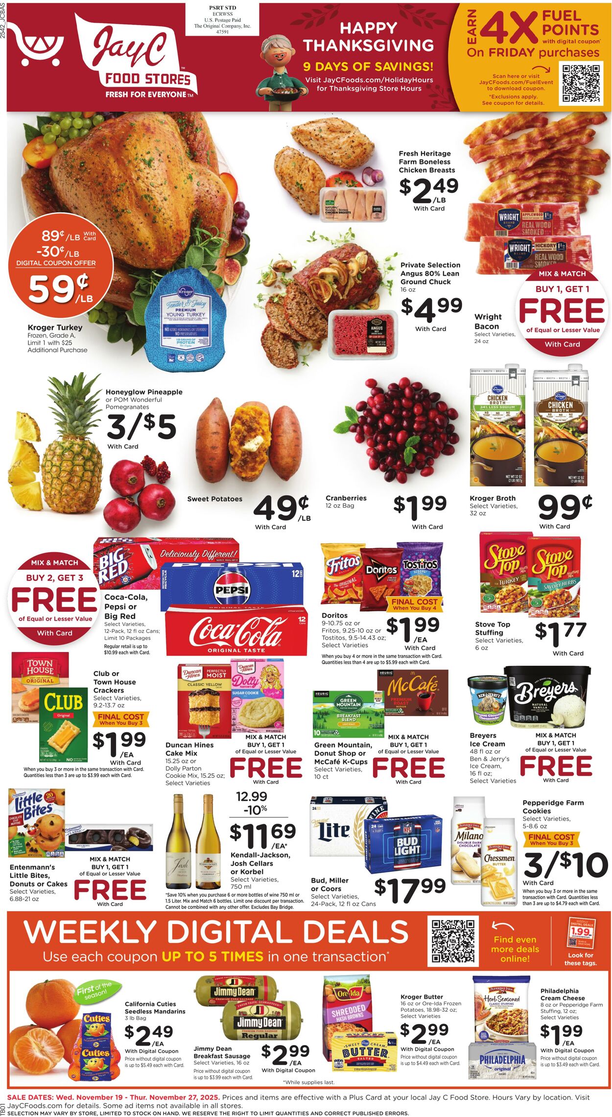 Weekly ad JayC Food Stores 11/19/2025 - 11/27/2025