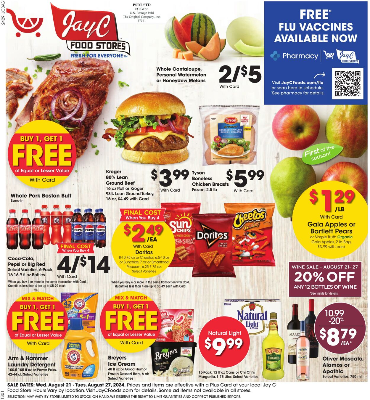 Weekly ad JayC Food Stores 08/21/2024 - 08/27/2024