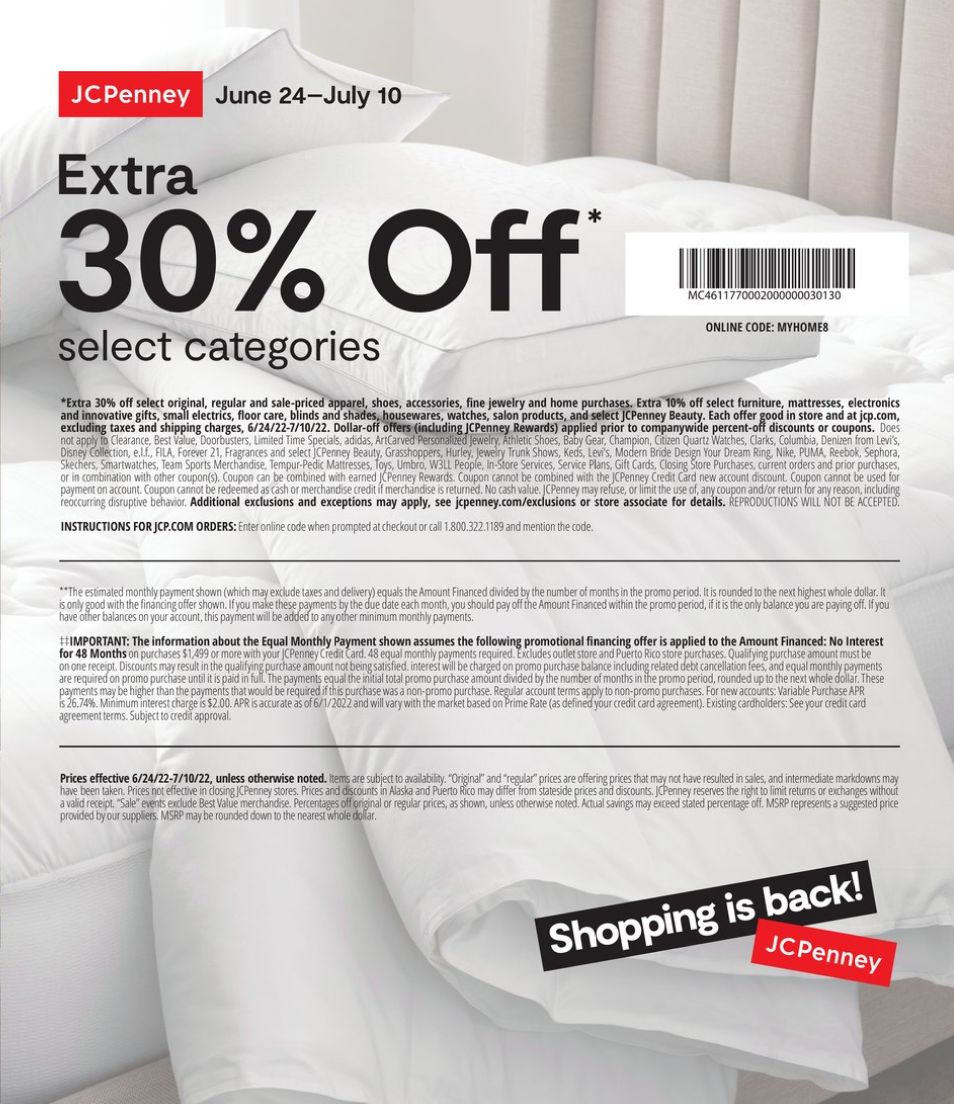 Weekly ad JC Penney 06/24/2022 - 07/10/2022