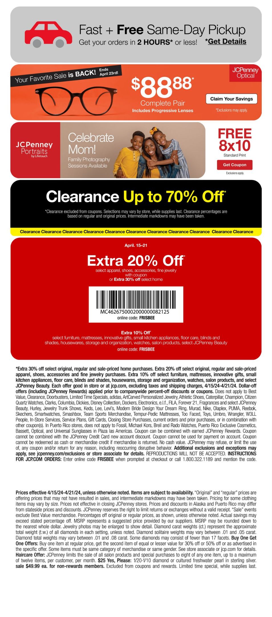 Weekly ad JC Penney 04/15/2024 - 04/21/2024