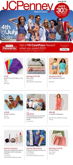 Weekly ad JC Penney 06/20/2024 - 07/07/2024