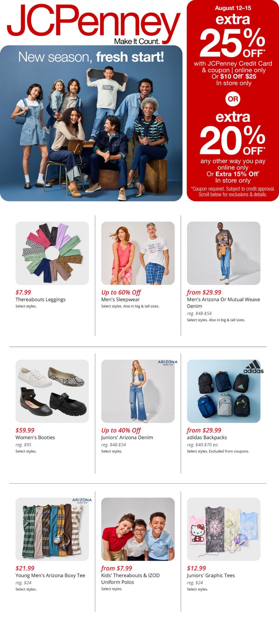 Weekly ad JC Penney 08/12/2024 - 08/18/2024