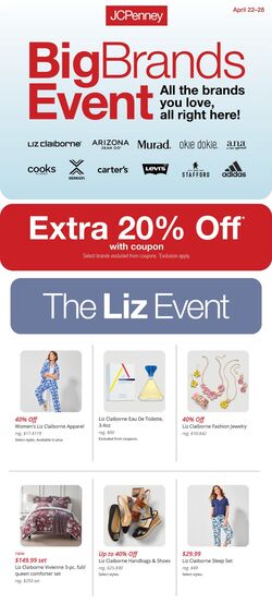 Weekly ad JC Penney 04/12/2022 - 05/11/2022