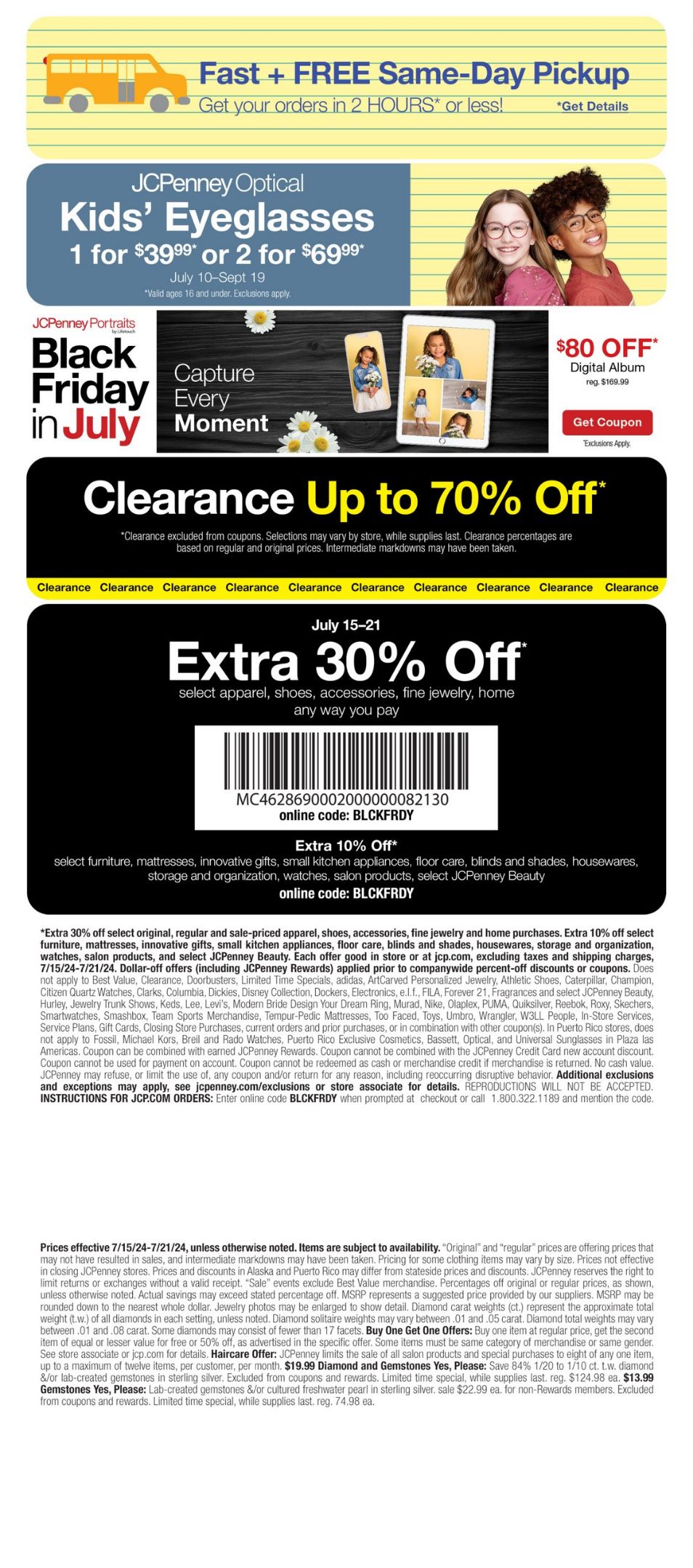 Weekly ad JC Penney 07/15/2024 - 07/21/2024