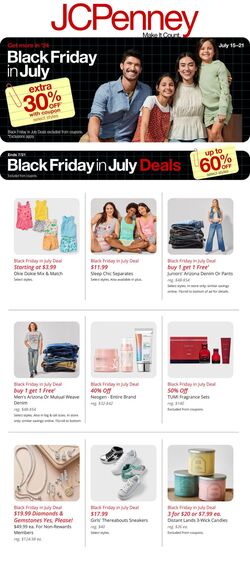 Weekly ad JC Penney 07/15/2024 - 07/21/2024