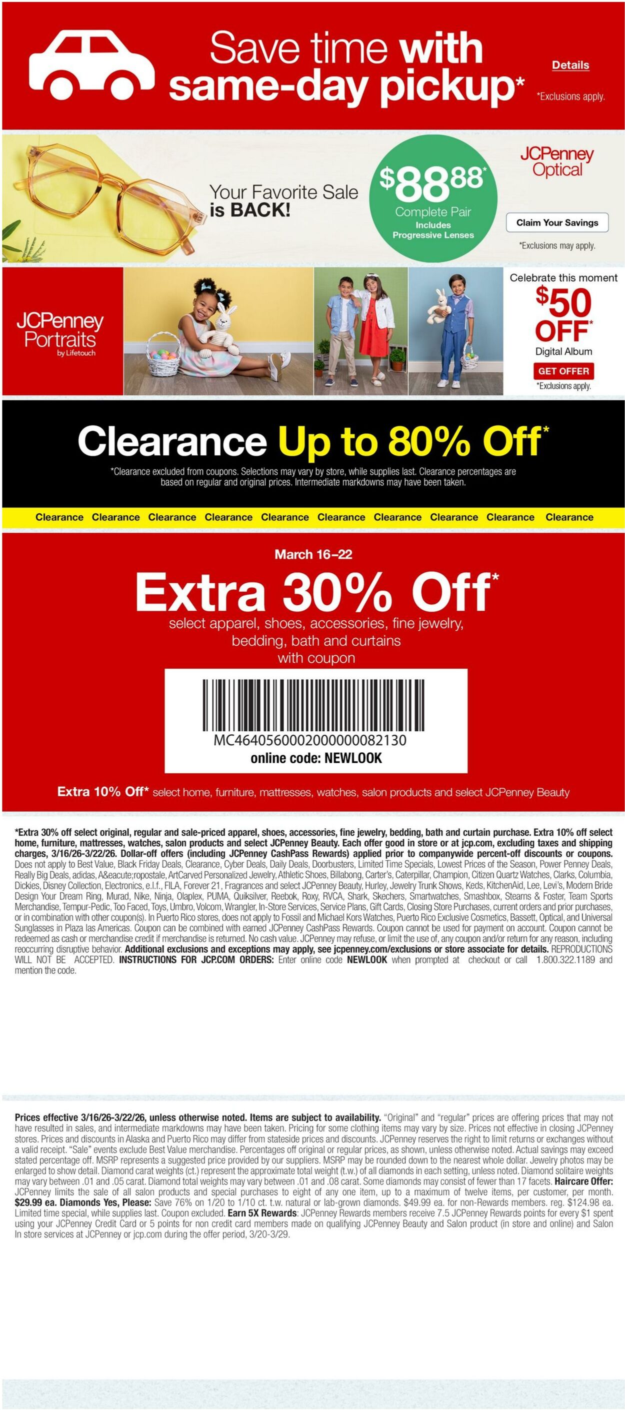 Weekly ad JC Penney 03/16/2026 - 03/22/2026