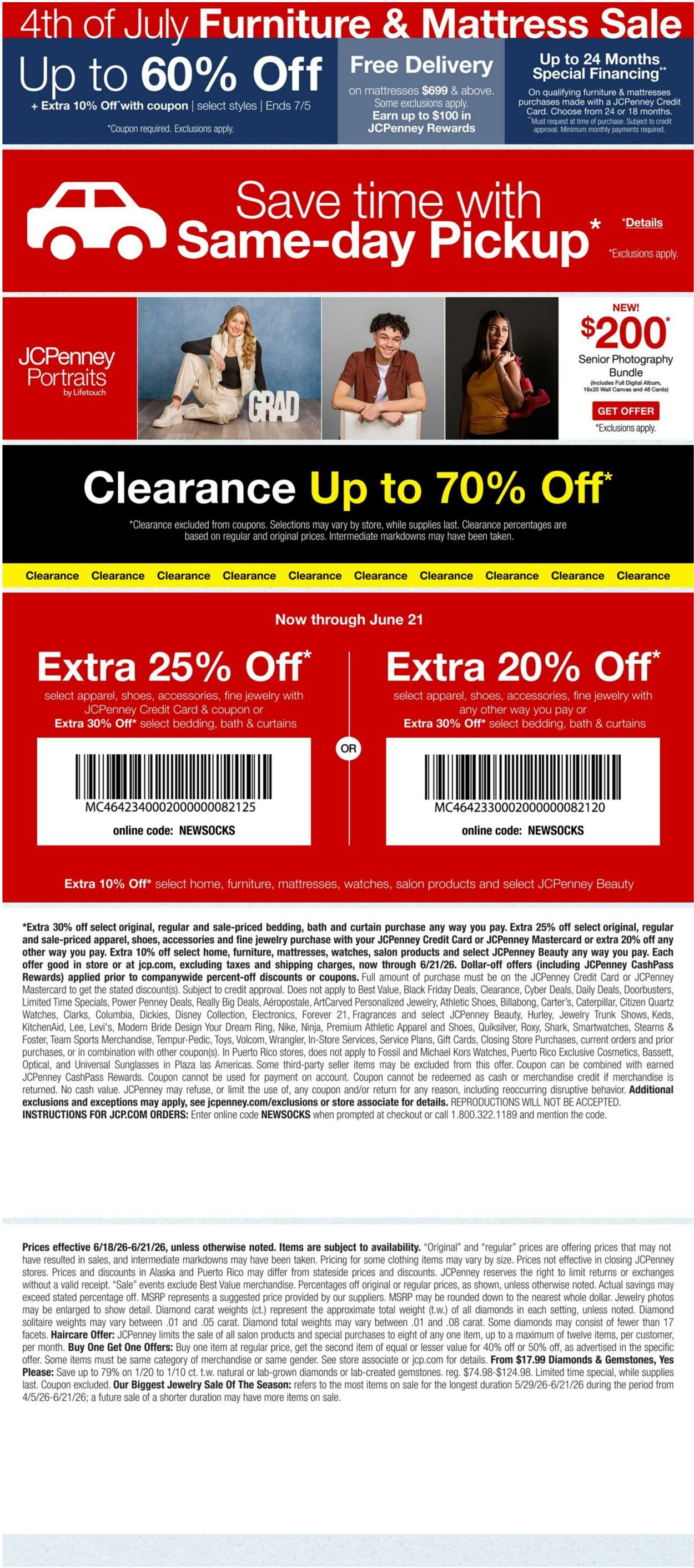 Weekly ad JC Penney 06/18/2026 - 06/20/2026