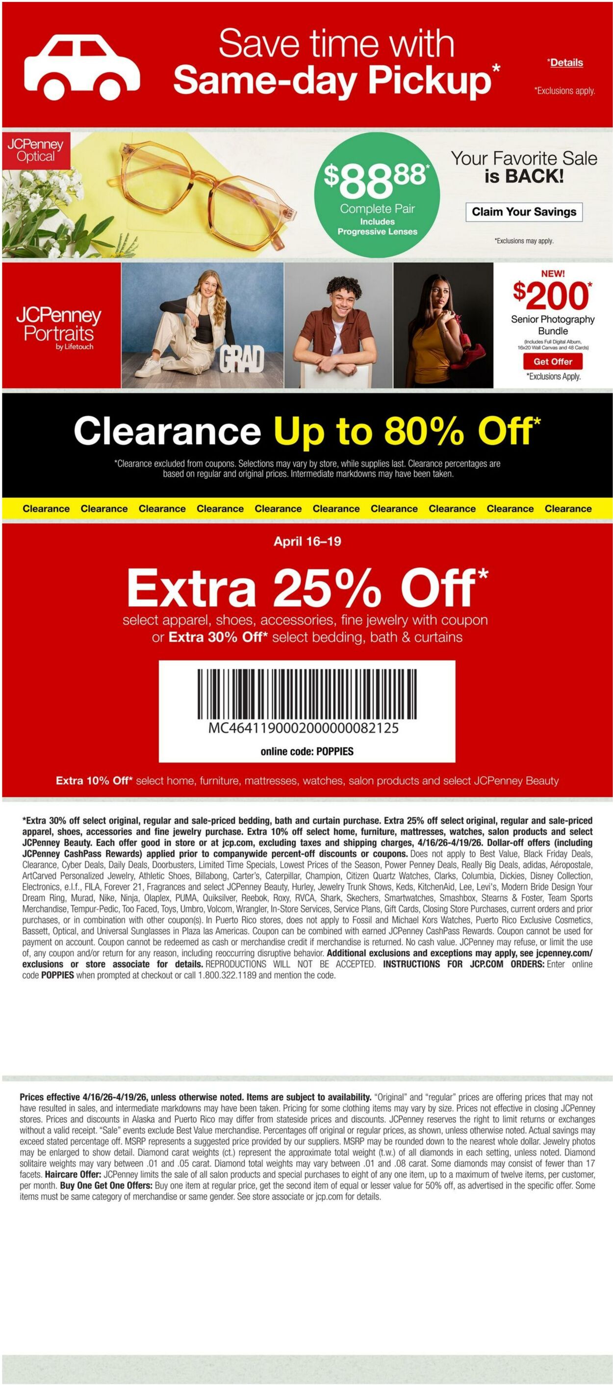 Weekly ad JC Penney 04/16/2026 - 04/19/2026