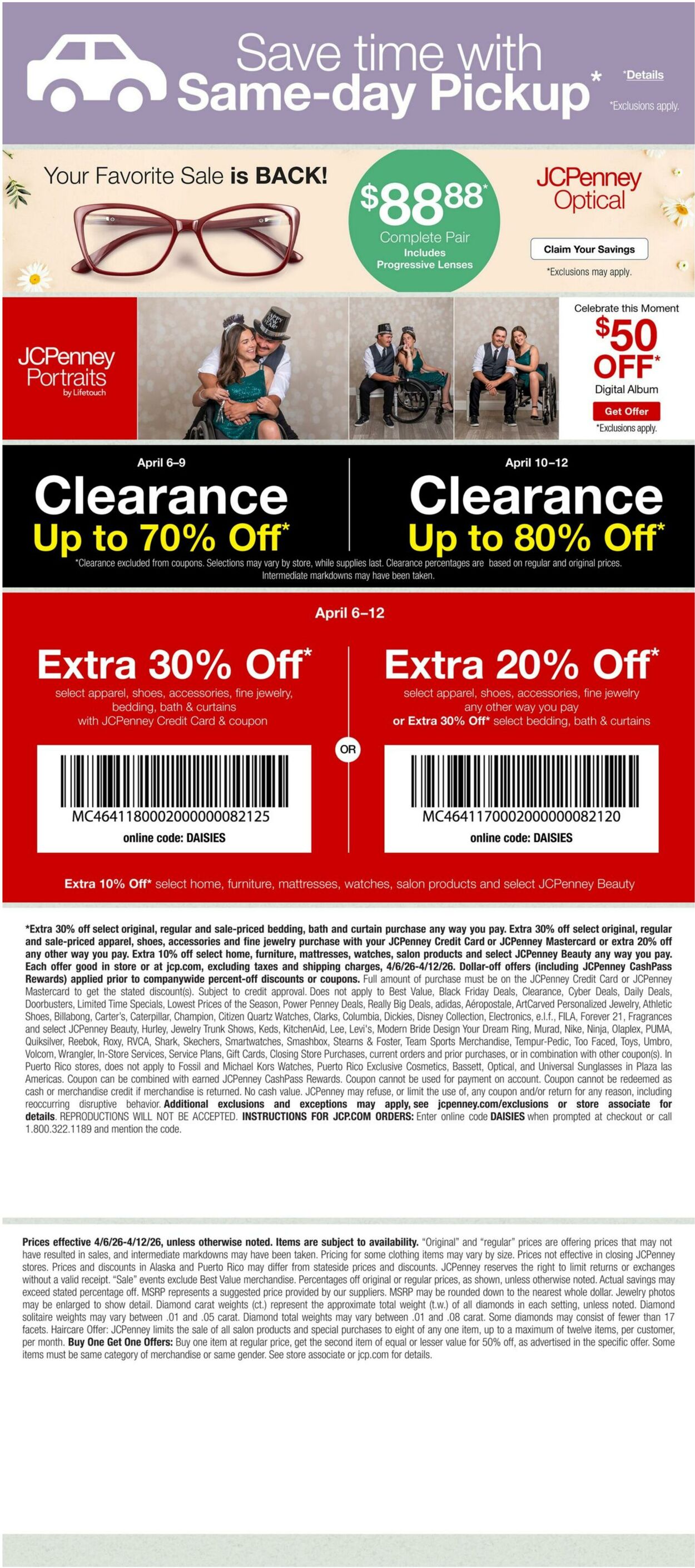 Weekly ad JC Penney 04/06/2026 - 04/12/2026