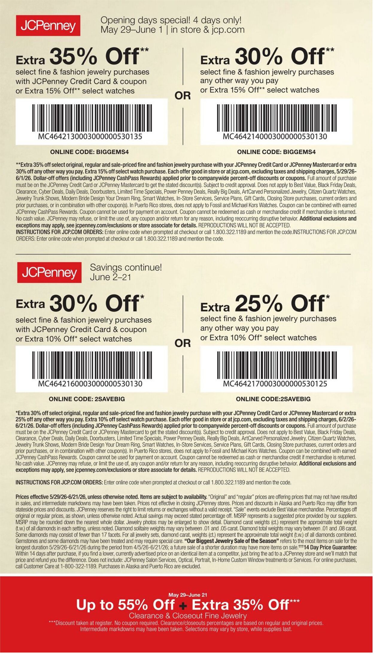 Weekly ad JC Penney 05/29/2026 - 06/21/2026