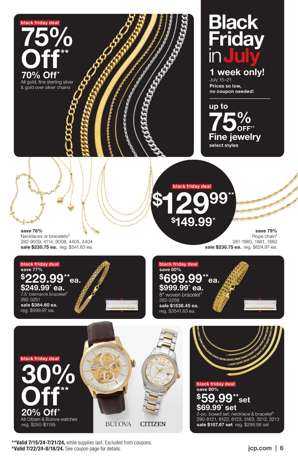 Weekly ad JC Penney 07/15/2024 - 08/18/2024