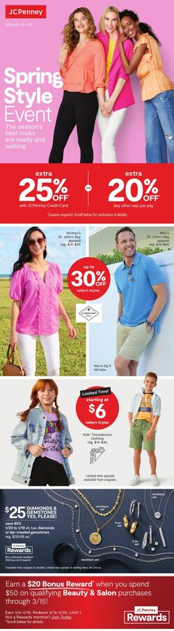 Weekly ad JC Penney 03/13/2023 - 03/19/2023