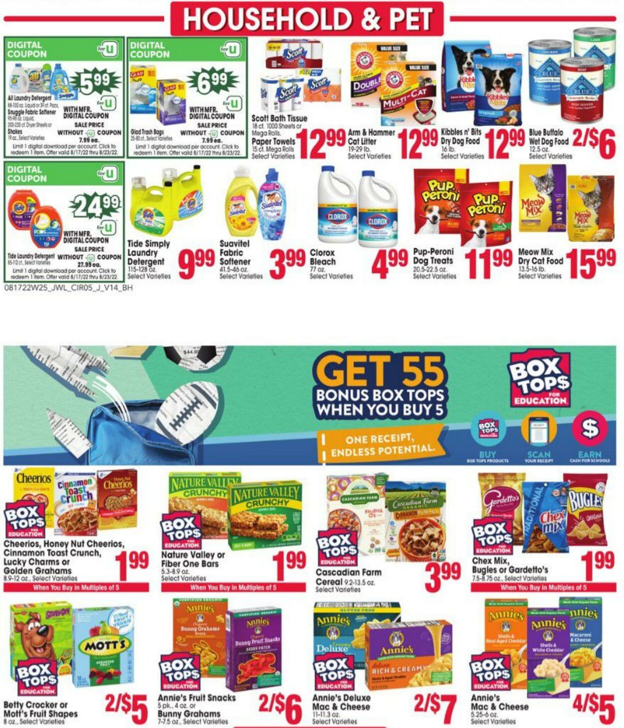 Weekly ad Jewel Osco 08/17/2022 - 08/23/2022