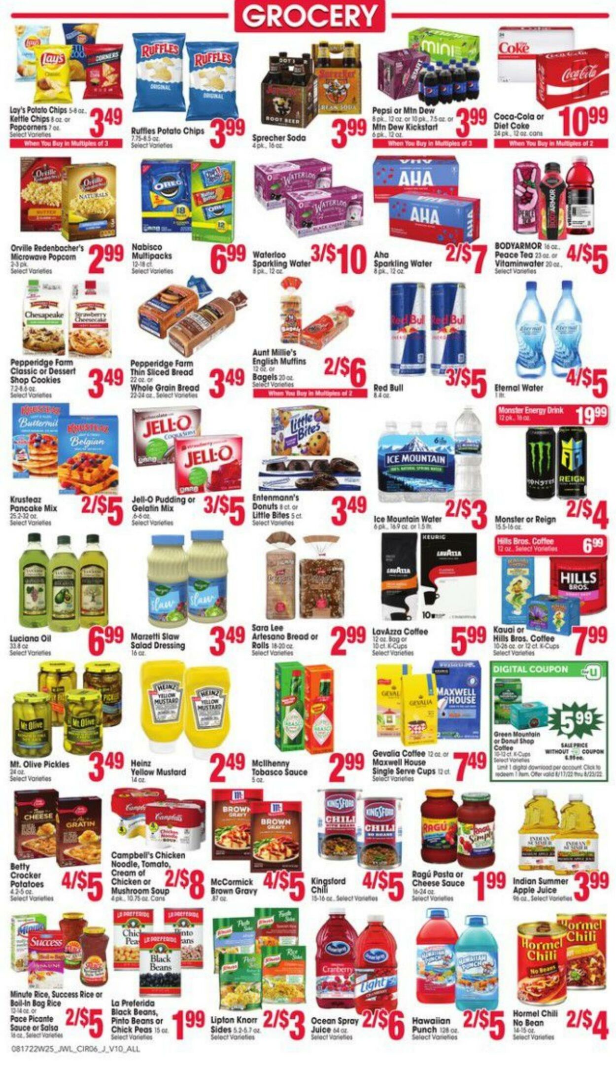 Weekly ad Jewel Osco 08/17/2022 - 08/23/2022