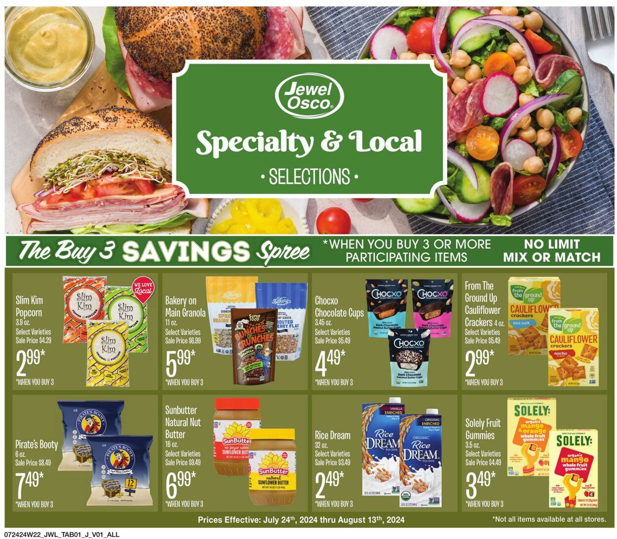 Weekly ad Jewel Osco 07/24/2024 - 08/13/2024