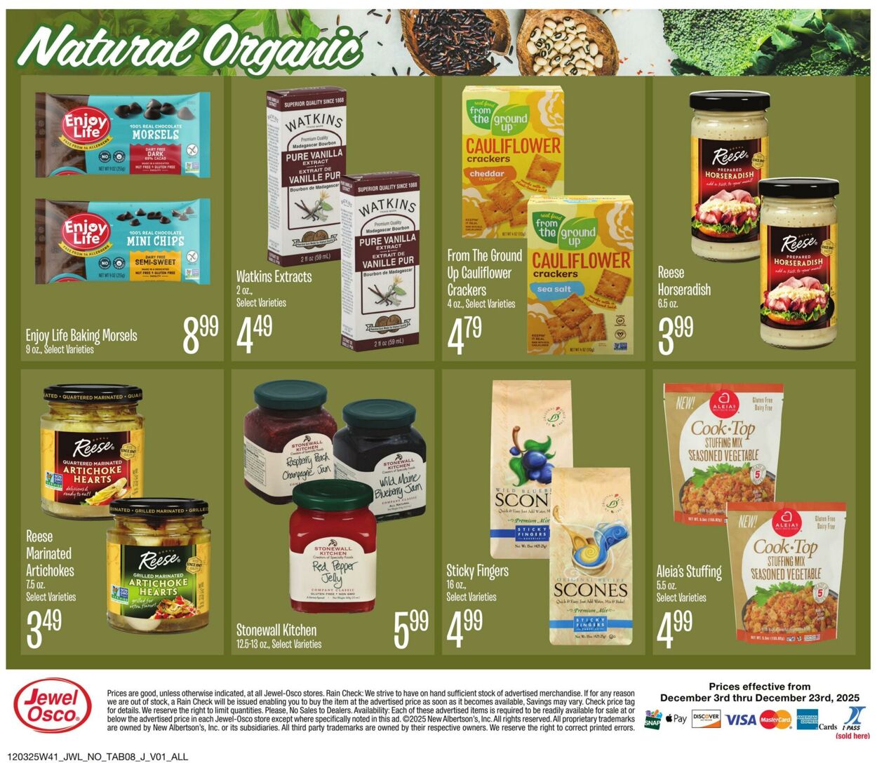 Weekly ad Jewel Osco 12/03/2025 - 12/23/2025