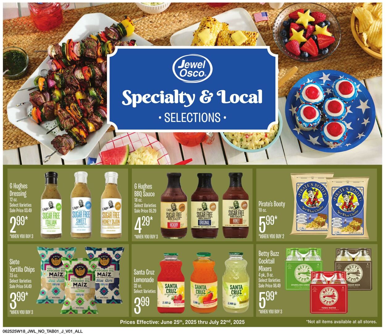 Weekly ad Jewel Osco 06/25/2025 - 07/22/2025