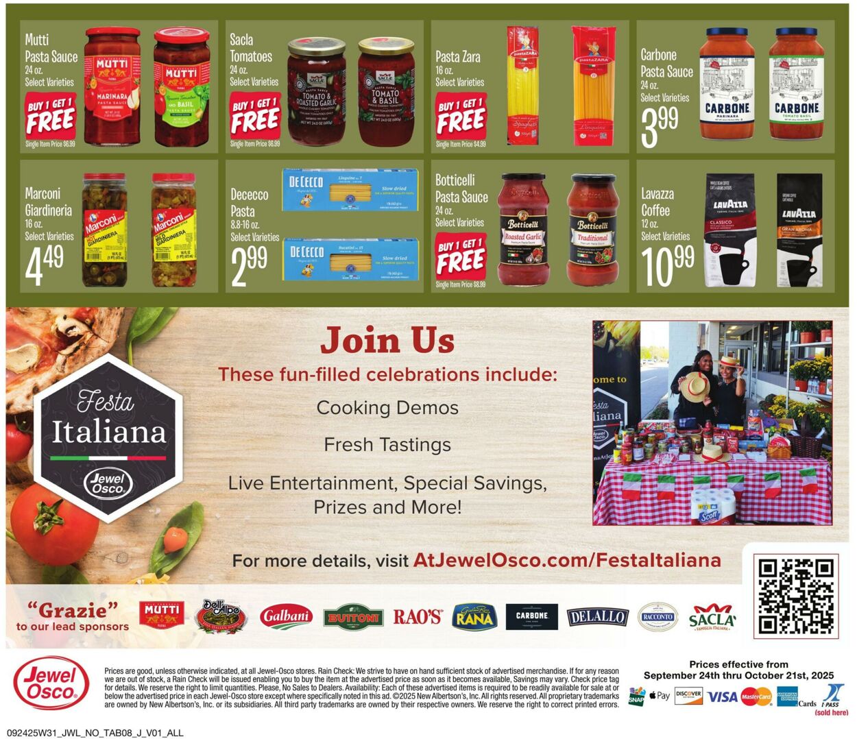 Weekly ad Jewel Osco 09/24/2025 - 10/21/2025