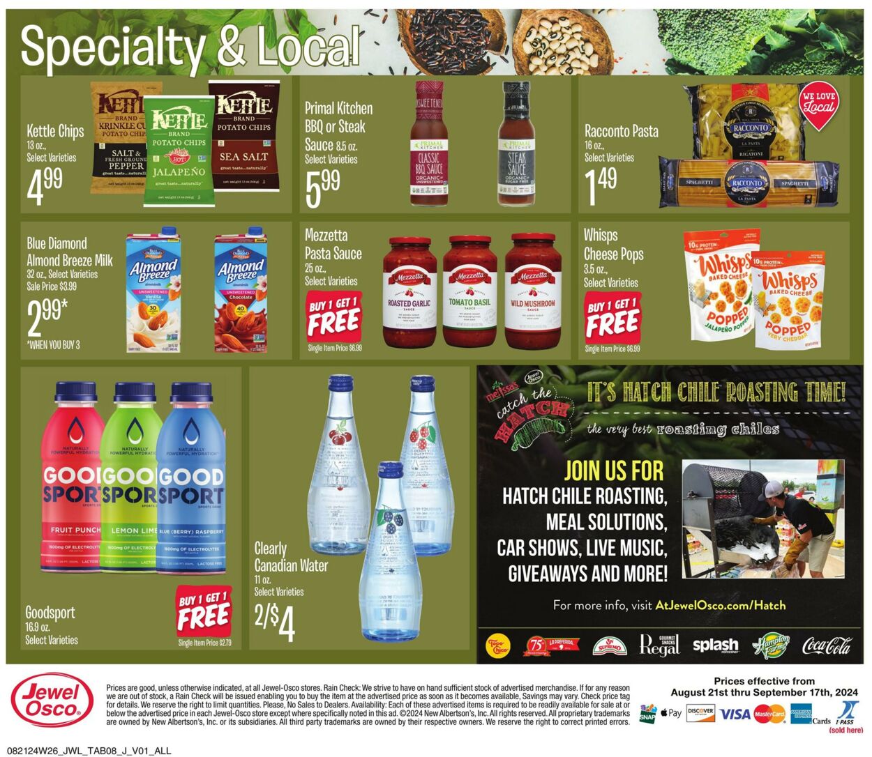 Weekly ad Jewel Osco 08/21/2024 - 09/17/2024