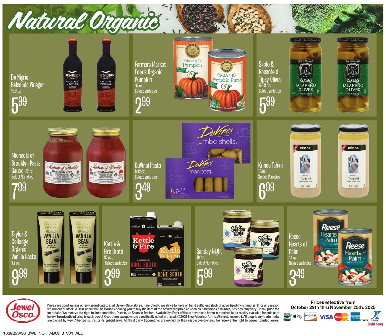 Weekly ad Jewel Osco 10/29/2025 - 11/25/2025
