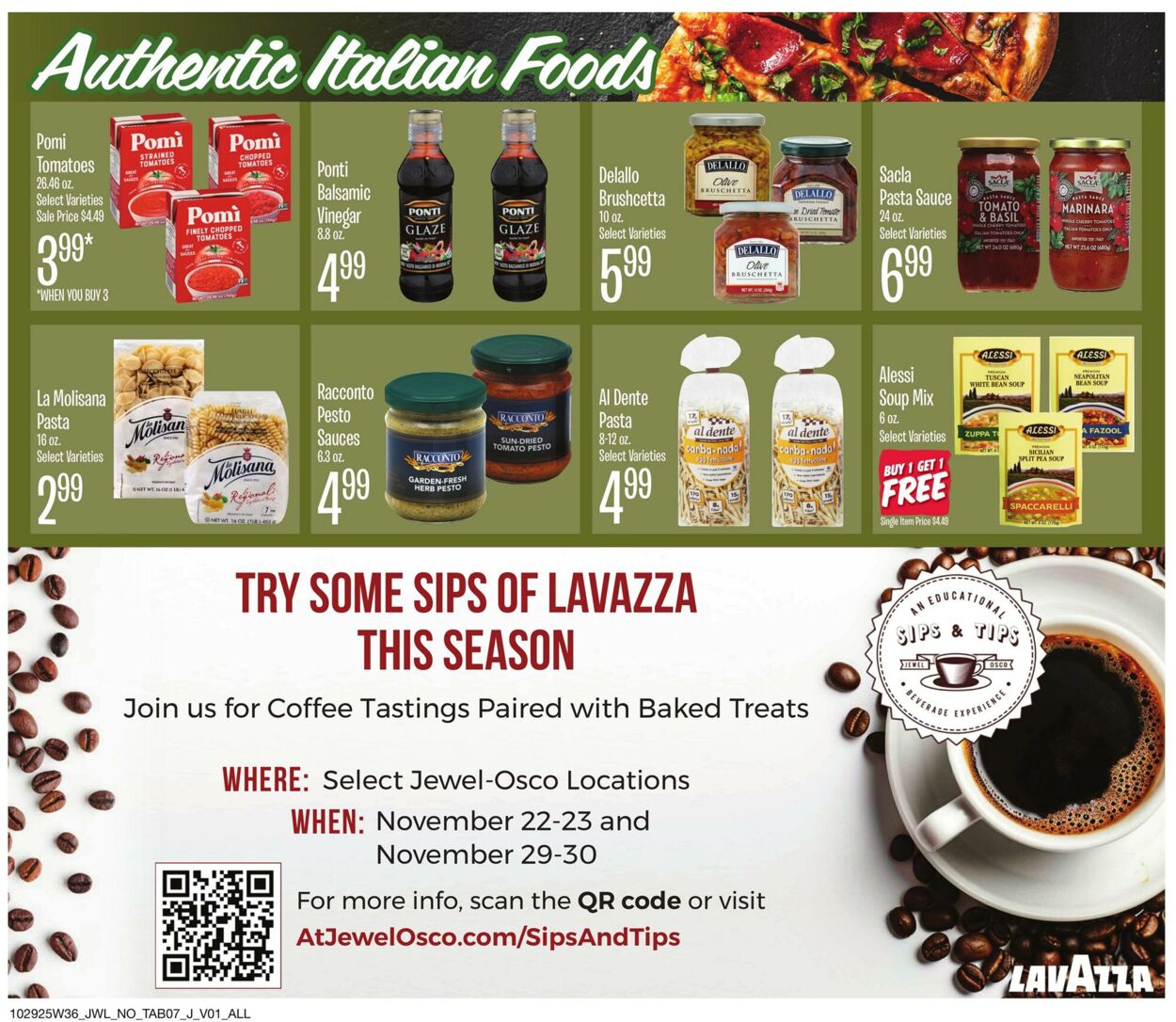 Weekly ad Jewel Osco 10/29/2025 - 11/25/2025