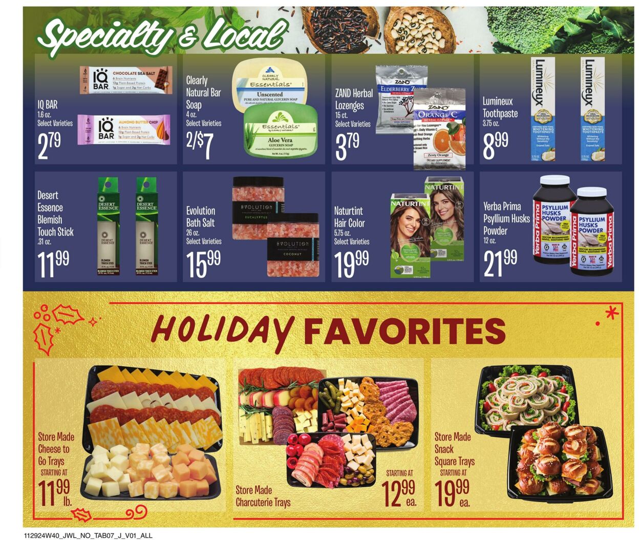 Weekly ad Jewel Osco 11/29/2024 - 12/24/2024