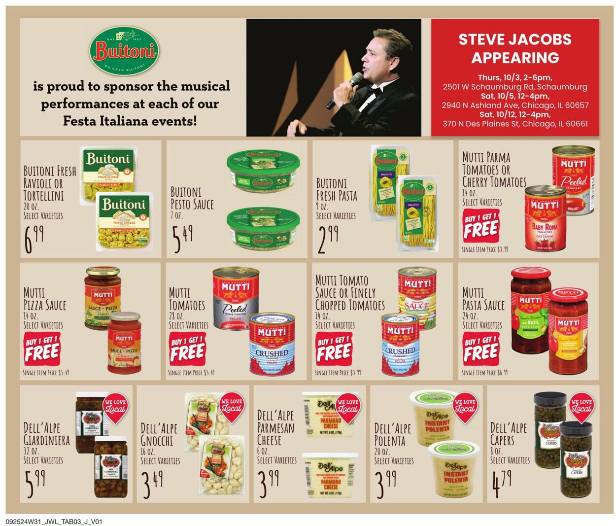 Weekly ad Jewel Osco 09/25/2024 - 10/15/2024