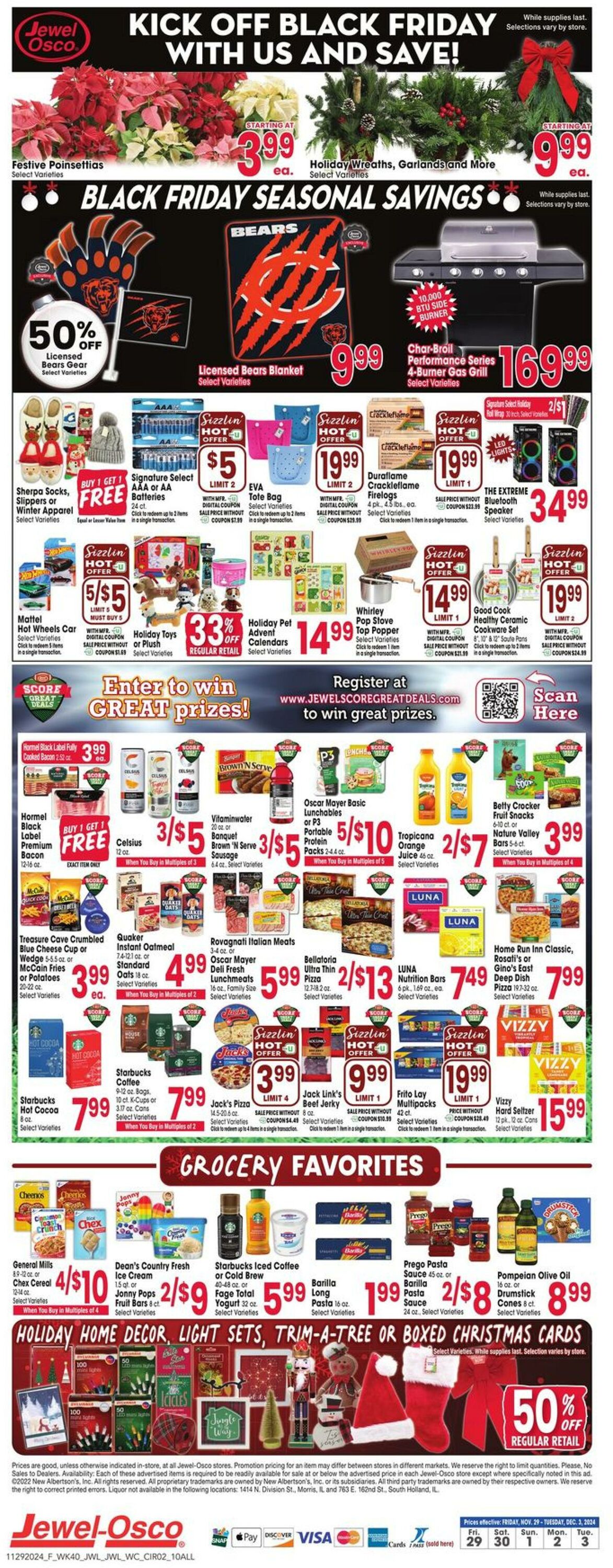 Weekly ad Jewel Osco 11/19/2024 - 11/26/2024