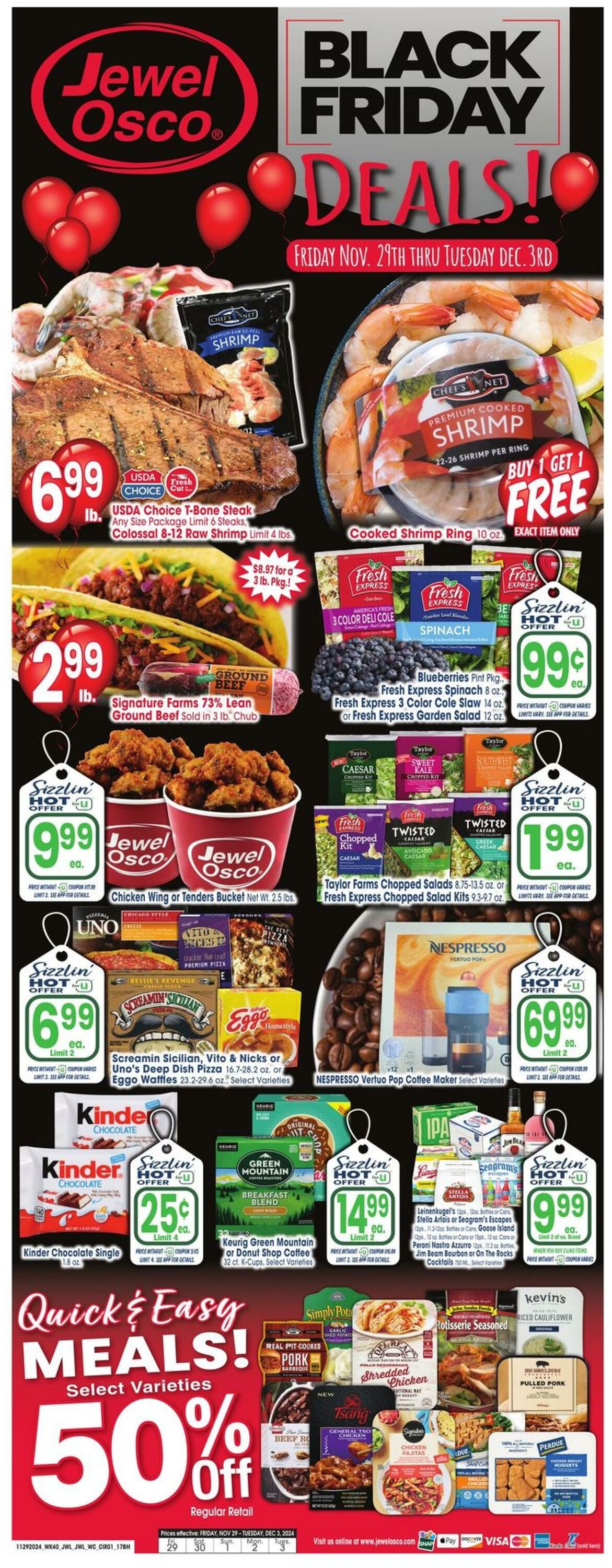 Weekly ad Jewel Osco 11/19/2024 - 11/26/2024