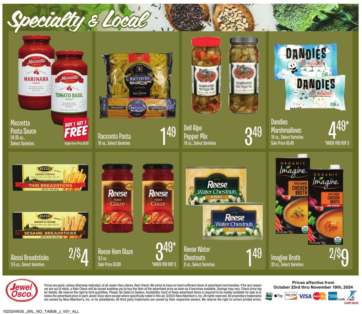 Weekly ad Jewel Osco 10/23/2024 - 11/19/2024