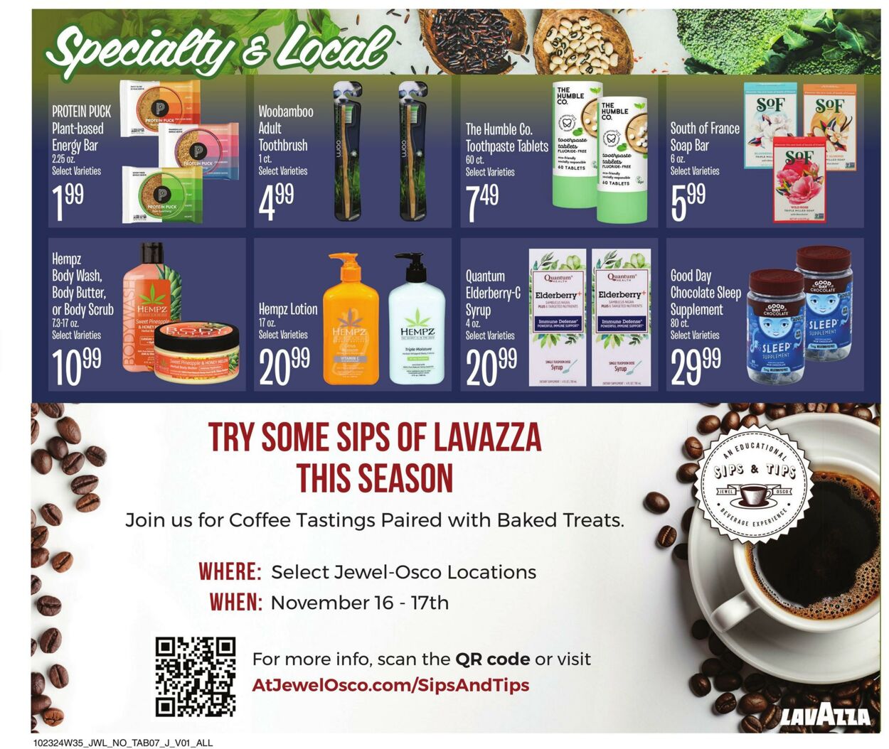 Weekly ad Jewel Osco 10/23/2024 - 11/19/2024