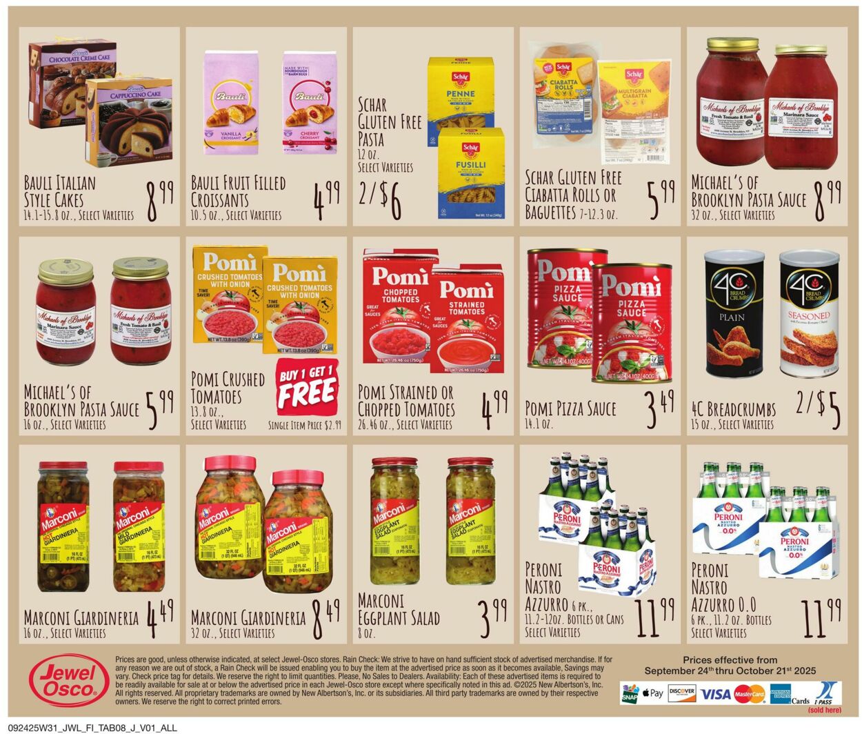 Weekly ad Jewel Osco 09/24/2025 - 10/21/2025