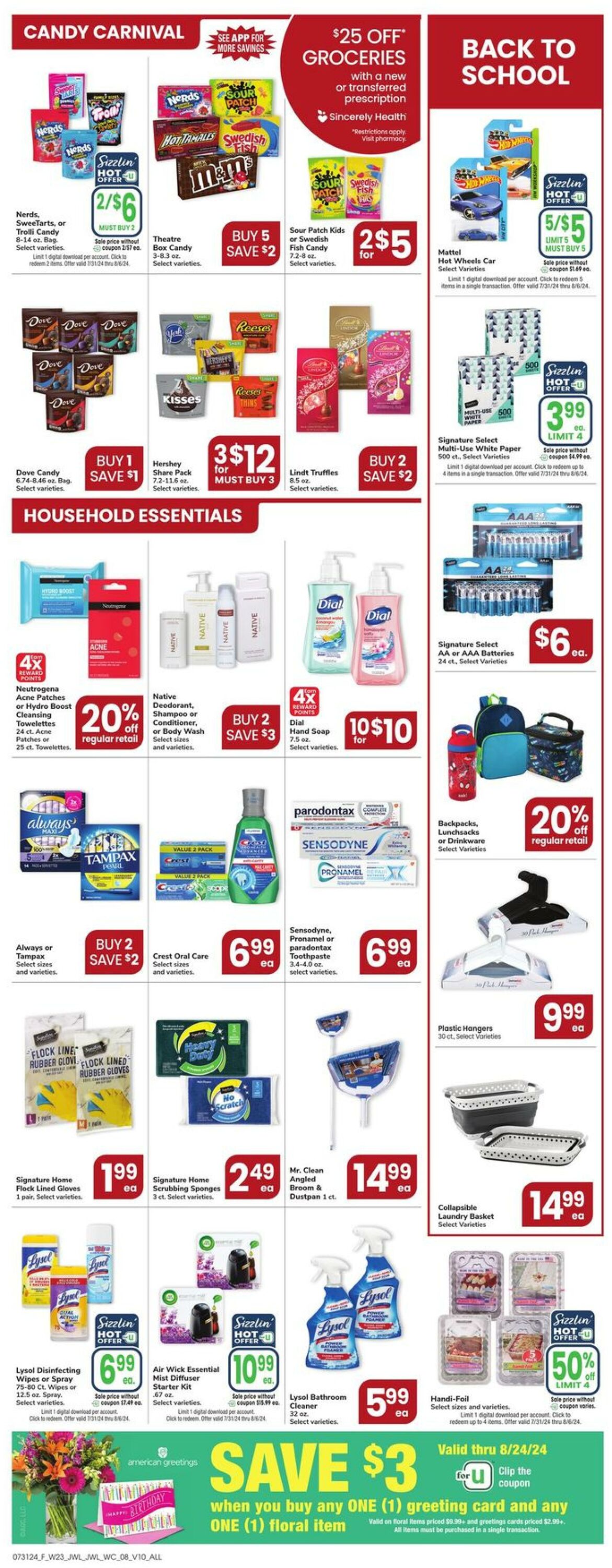 Weekly ad Jewel Osco 07/31/2024 - 08/06/2024