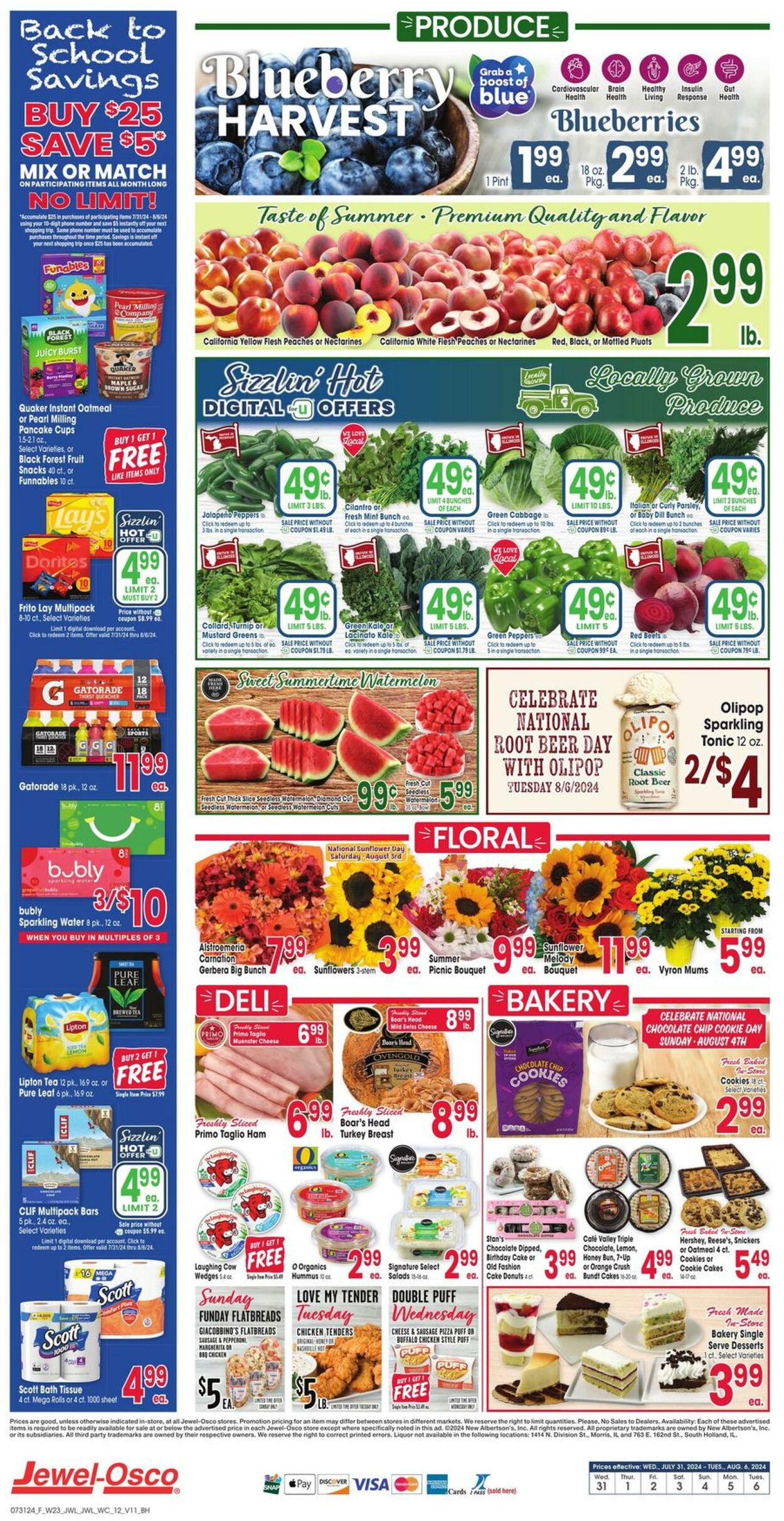 Weekly ad Jewel Osco 07/31/2024 - 08/06/2024