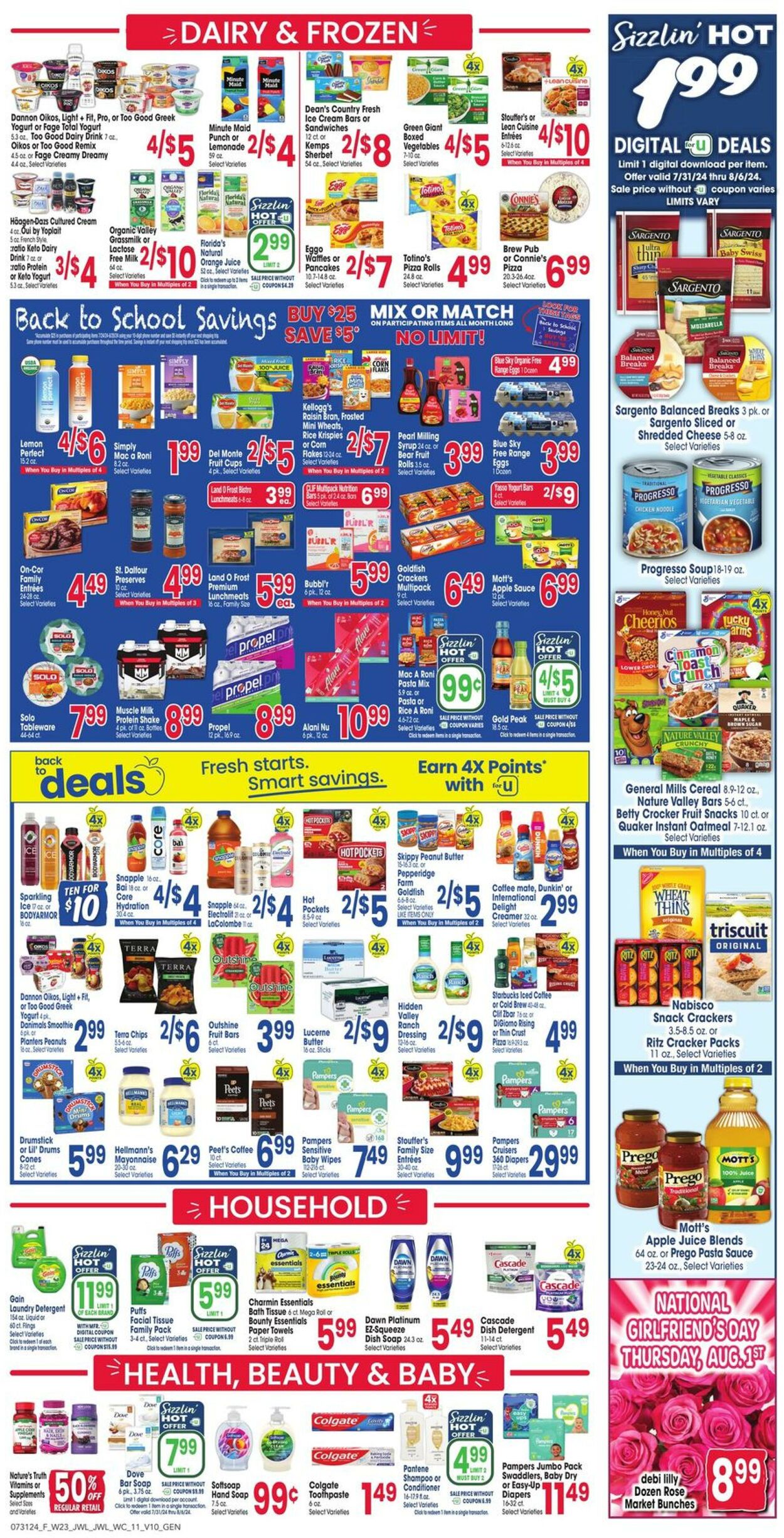 Weekly ad Jewel Osco 07/31/2024 - 08/06/2024