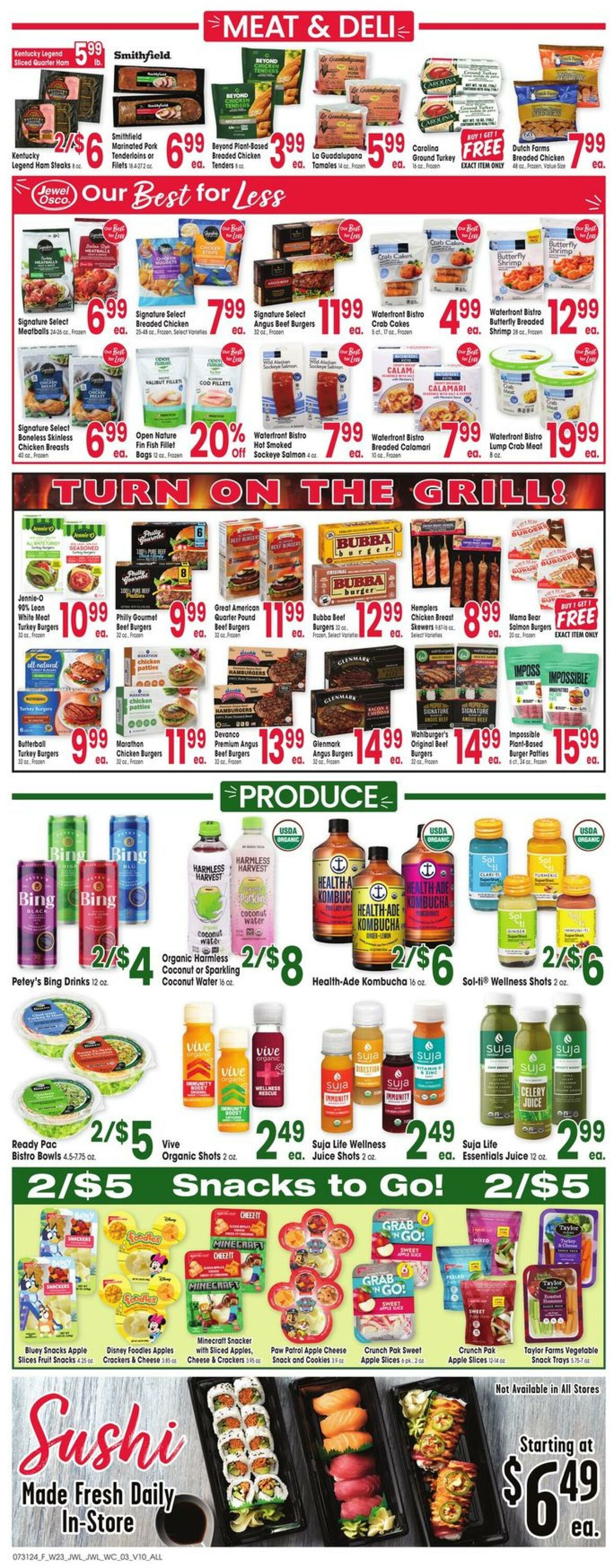 Weekly ad Jewel Osco 07/31/2024 - 08/06/2024