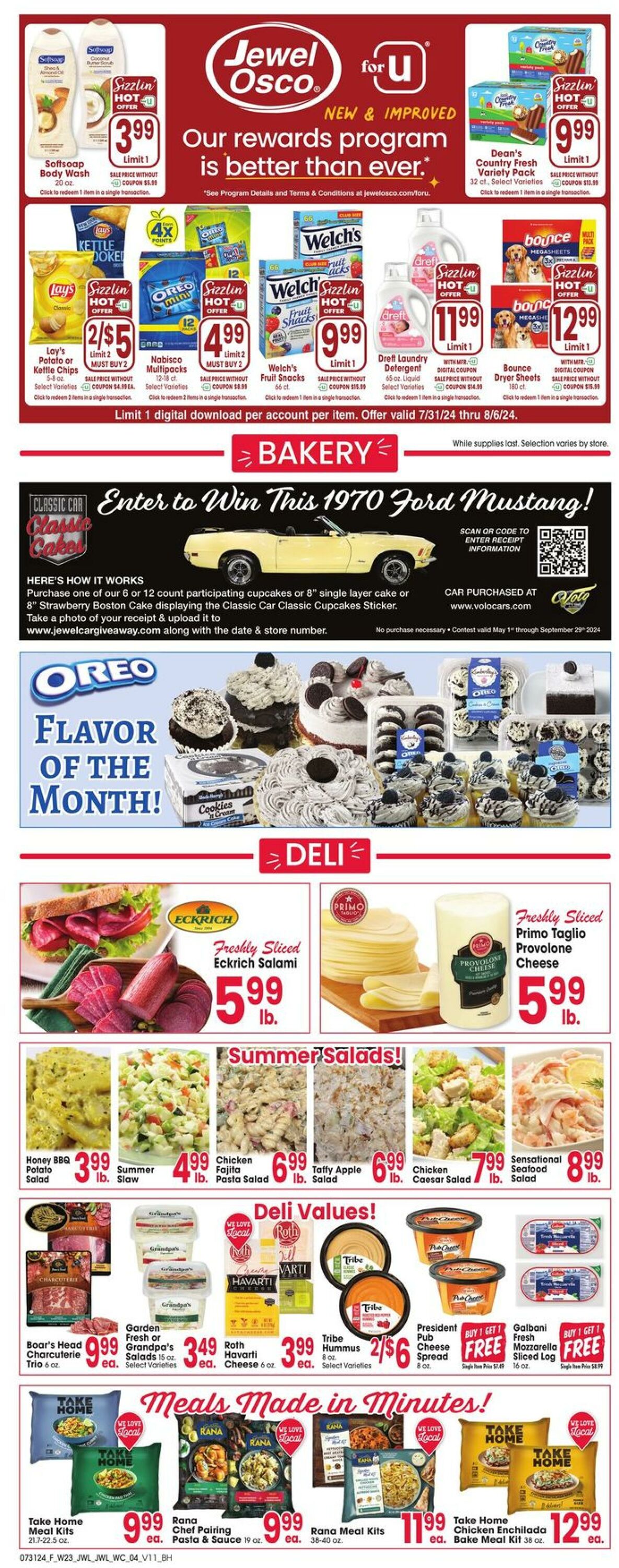 Weekly ad Jewel Osco 07/31/2024 - 08/06/2024