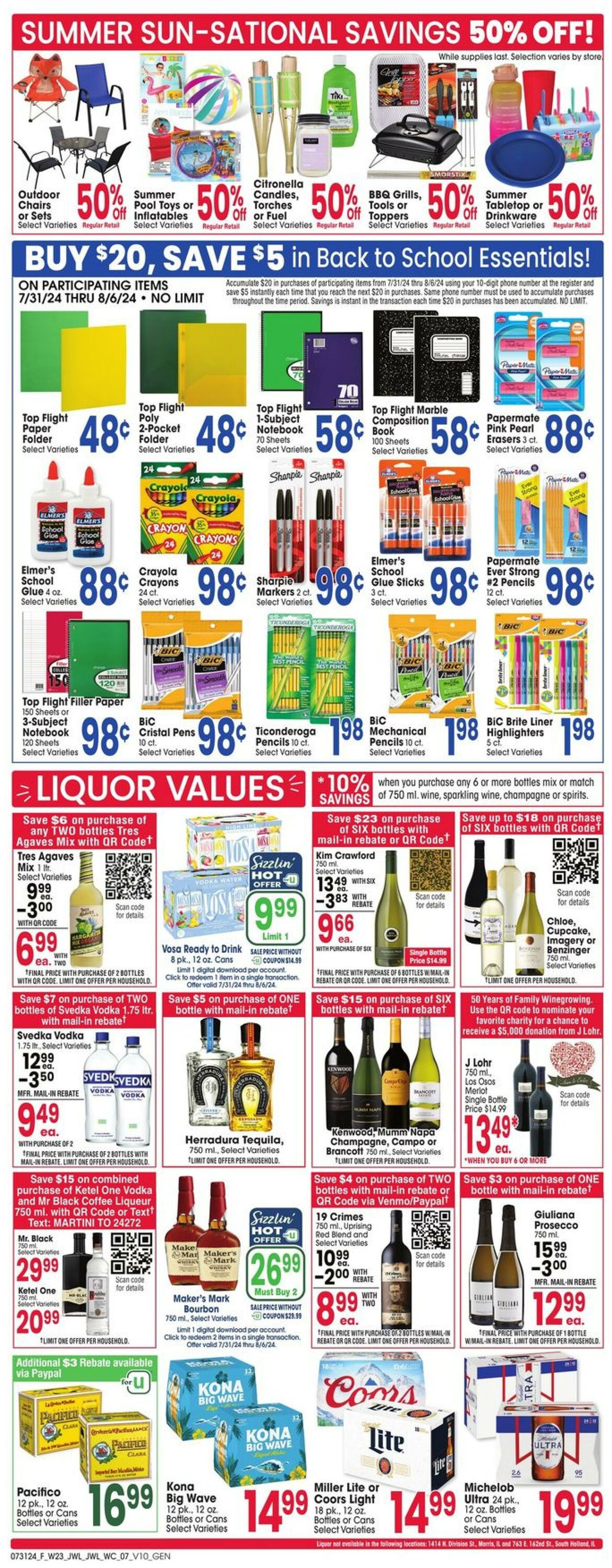 Weekly ad Jewel Osco 07/31/2024 - 08/06/2024