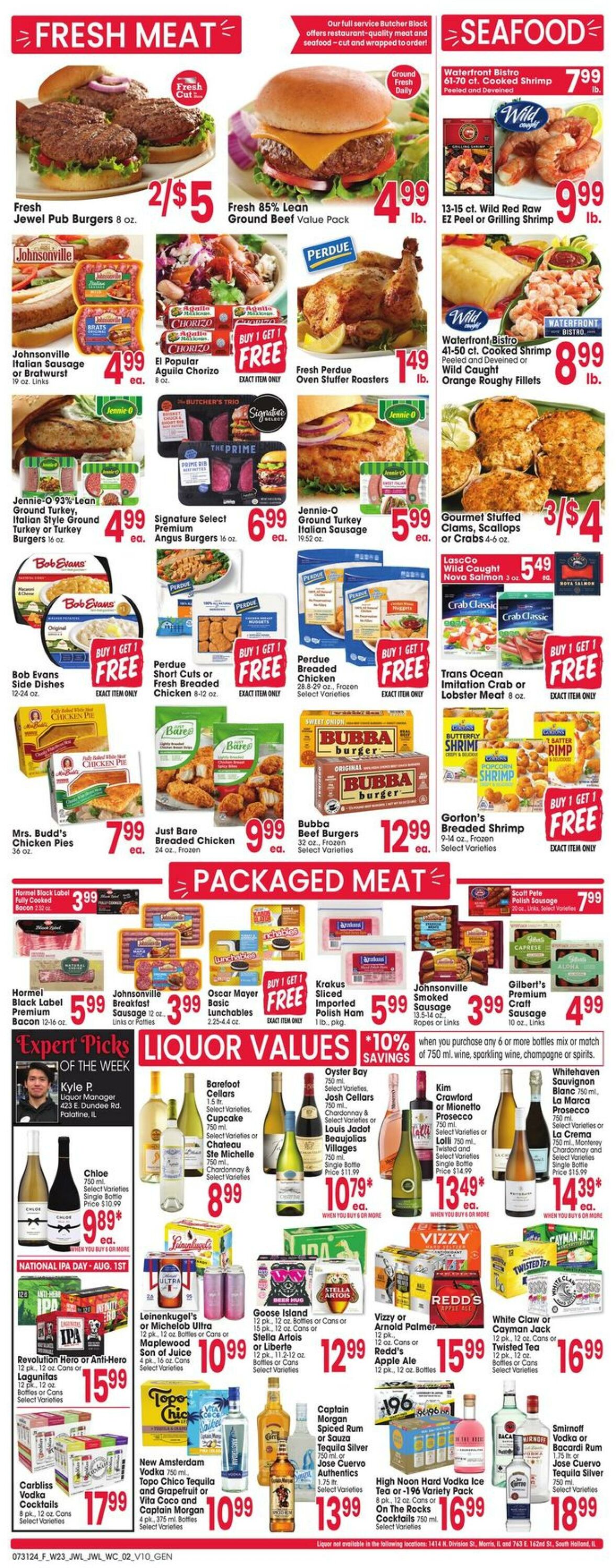 Weekly ad Jewel Osco 07/31/2024 - 08/06/2024