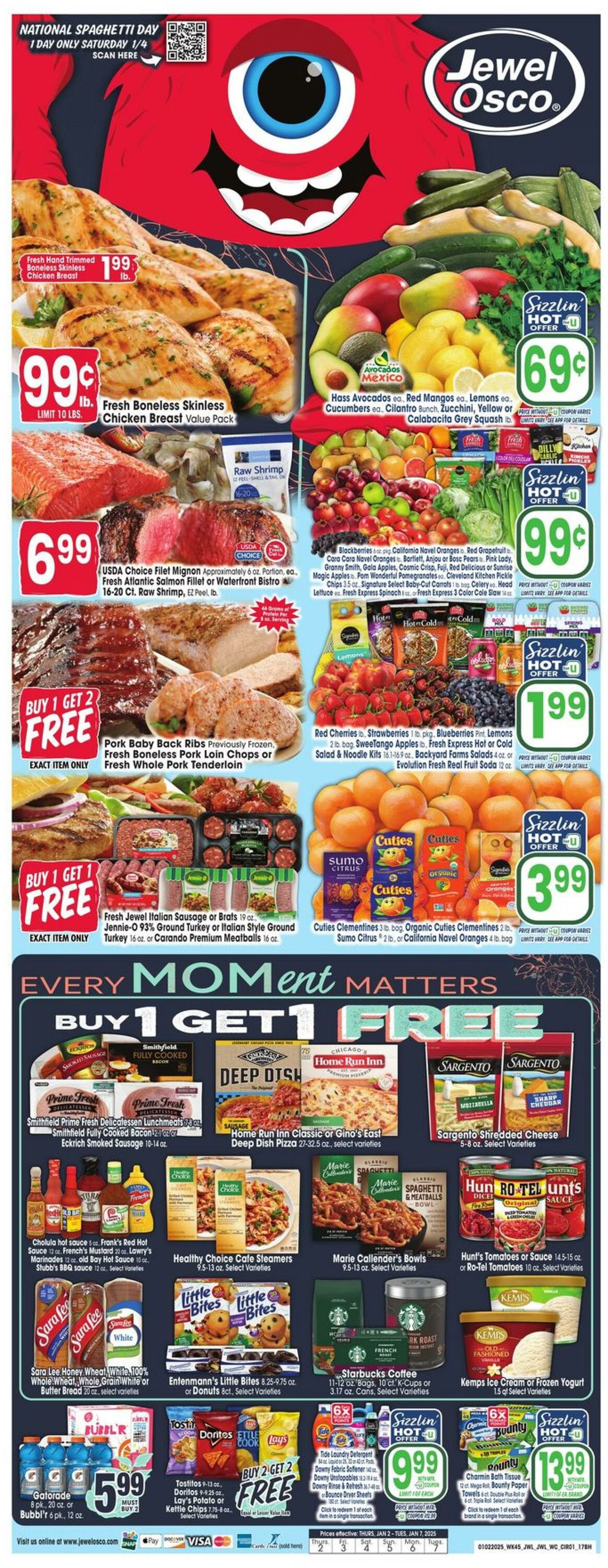 Weekly ad Jewel Osco 01/02/2025 - 01/07/2025