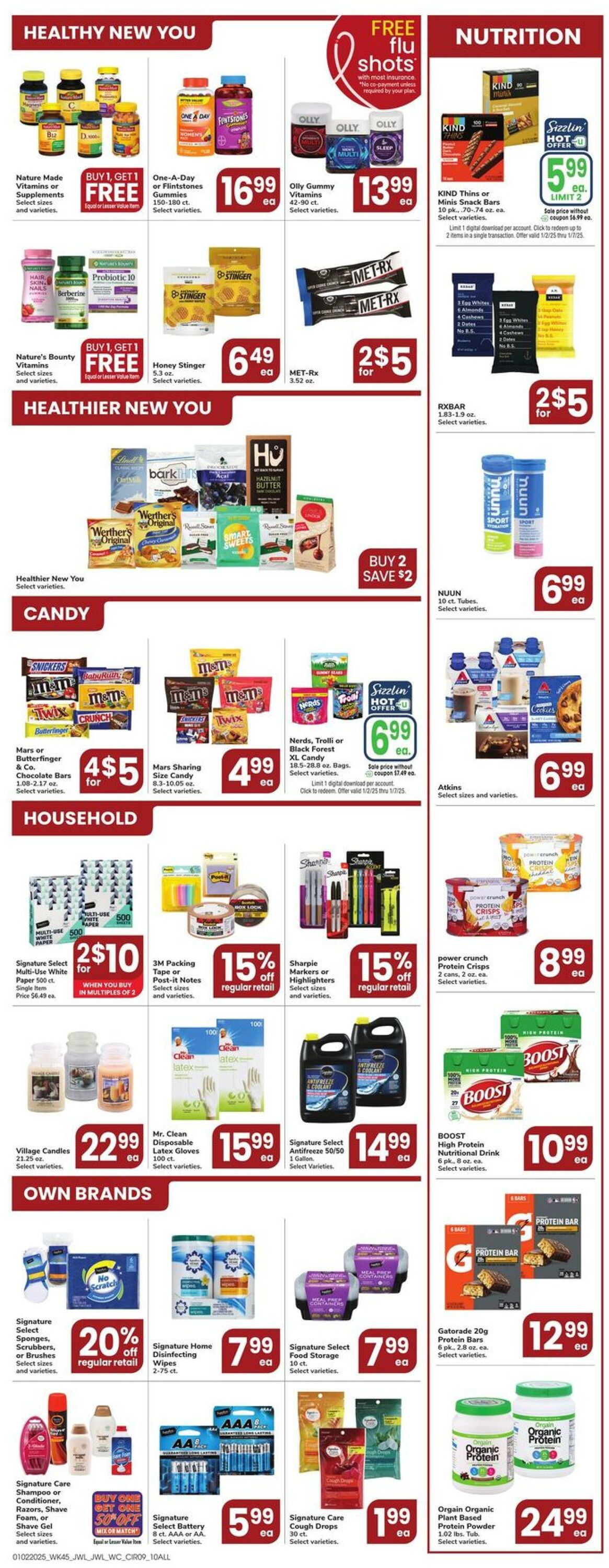 Weekly ad Jewel Osco 01/02/2025 - 01/07/2025