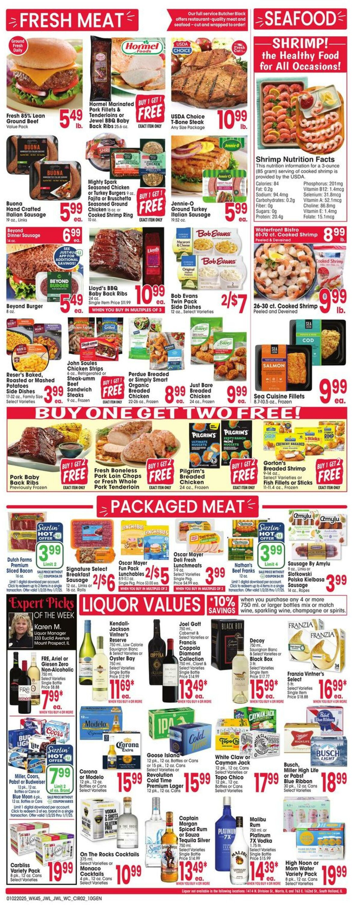 Weekly ad Jewel Osco 01/02/2025 - 01/07/2025