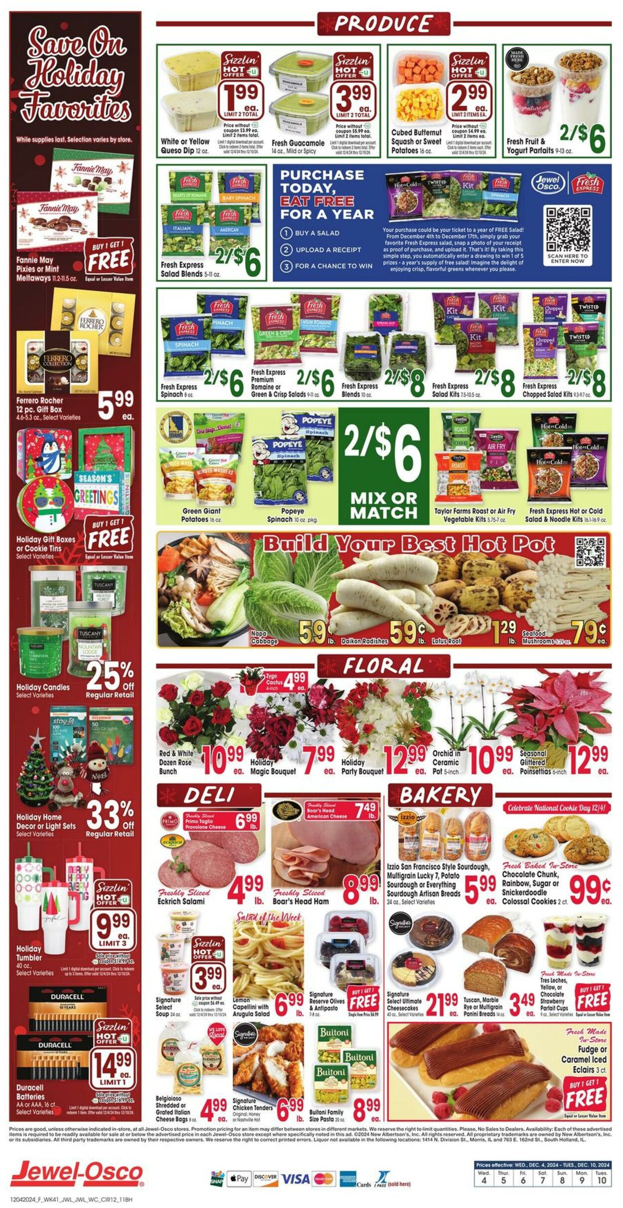 Weekly ad Jewel Osco 12/04/2024 - 12/10/2024