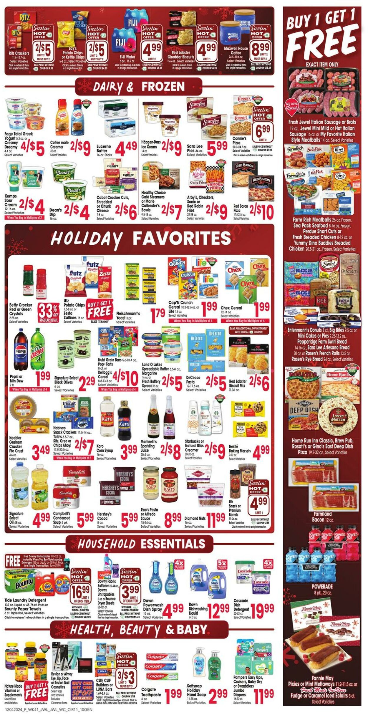 Weekly ad Jewel Osco 12/04/2024 - 12/10/2024